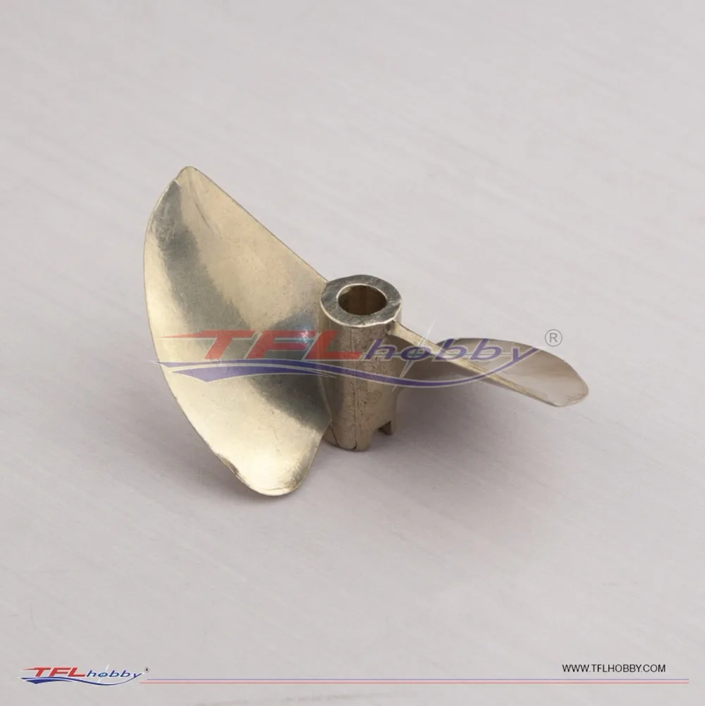 TFL Genuine Parts! 2 Blade Hole Dia 6.35mm*67mm/70mm/72mm  Copper Propeller for RC boat