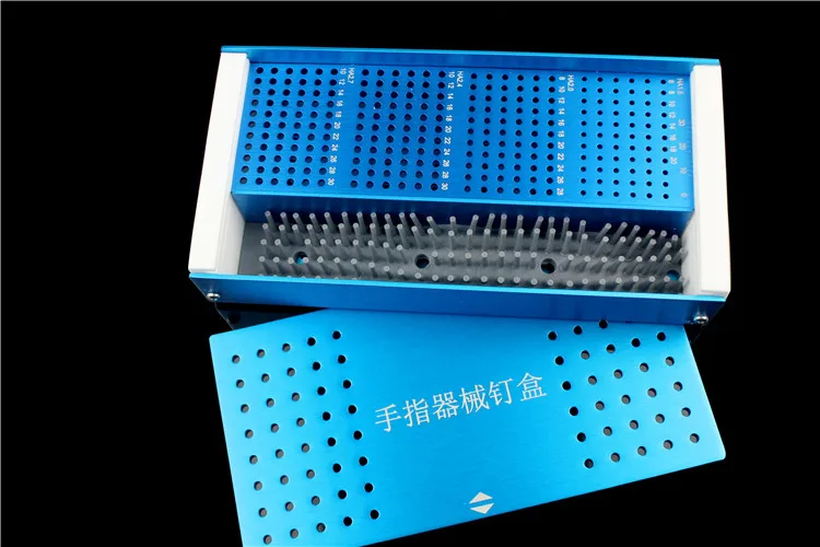 medical Orthopedic instrument 1.5 2.0 2.4 2.7 3.5 bone nail screw box sterilization disinfection bone-grafting finger metacarpal