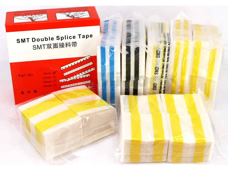 8mm/12mm/16mm/24mm Choose, SMT Double Splice Tape, Surfaced Mounting Band Yellow