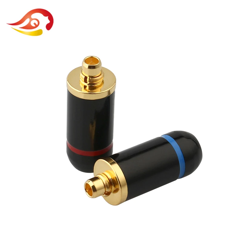 QYFANG 1 Pair Earphone Adapter DIY Pin Line Cable Solder Wire Connector Plug Audio Jack For MMCX UE900 SE535 SE215 W10 W20 W30