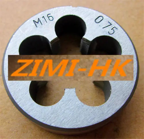 (1 шт.) Матрицы 16 мм x 0,75 метрические правые матрицы M16 x 0,75 мм/M16*0,75 (высокое качество)