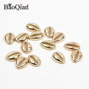 Vỏ nhựa của biển 50 miếng, Gold Coquillage DIY Beach House Trang trí đồ trang sức theo phong cách trang trí 12x17/13x19mm 6 Lý do bán hàng bán hàng chính - 3