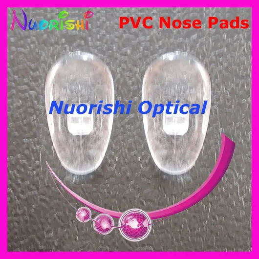 PV09  plastic pvc glasses nose pads 14mm Push-in type eyeglass accessories free shipping