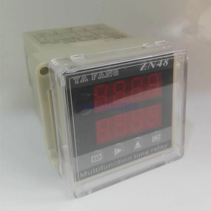 Multifunction Digital Time Relay Counter AC 220V 380V DC 24V 12V Timer Counting Relay