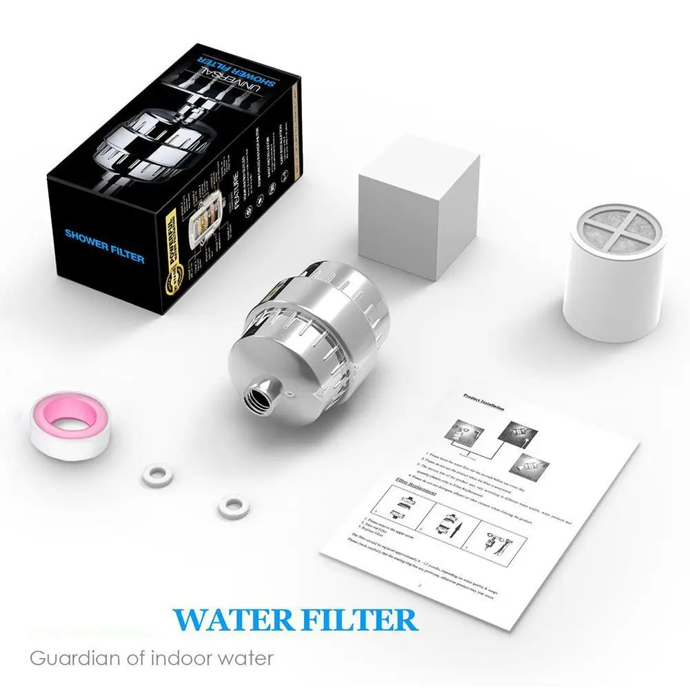 10-15 strato Filtro Set Sprinkler Doccia Filtro Acqua di Cloro Filtro di Rimozione Per Il Bagno Forniture