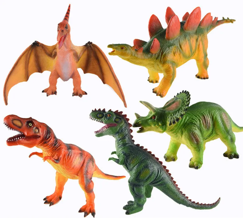 Dinosaur Tyrannosaurus Rex Stegosaurus Triceratops Animal Figures Static Model Tyrannosaurus Stegosaurus Pterosaur