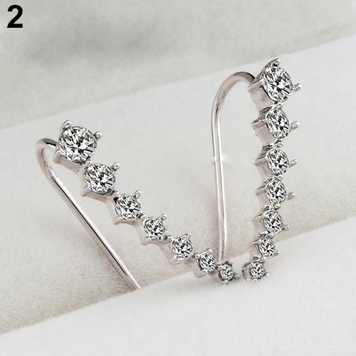 New Arrival Hot Sell Fashion Shiny Crystal 30% Silver Plated Ladies Stud Earrings Jewelry Gift Wholesale Anti-allergic Female