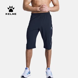 KELME Men's Training Pants Sports Shorts Cropped Trousers Breathable Fitness Sports Summer Running Pants Sweatpants 3991535