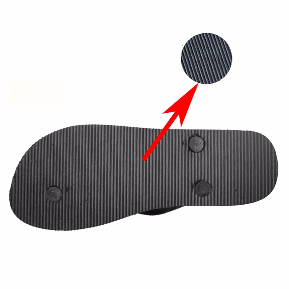 INSTANTARTS Men\'s Summer Rubber Flip Flops Customized Images / Drop Shipping / Wholesales Non-Slip Lightweight Durable Slippers