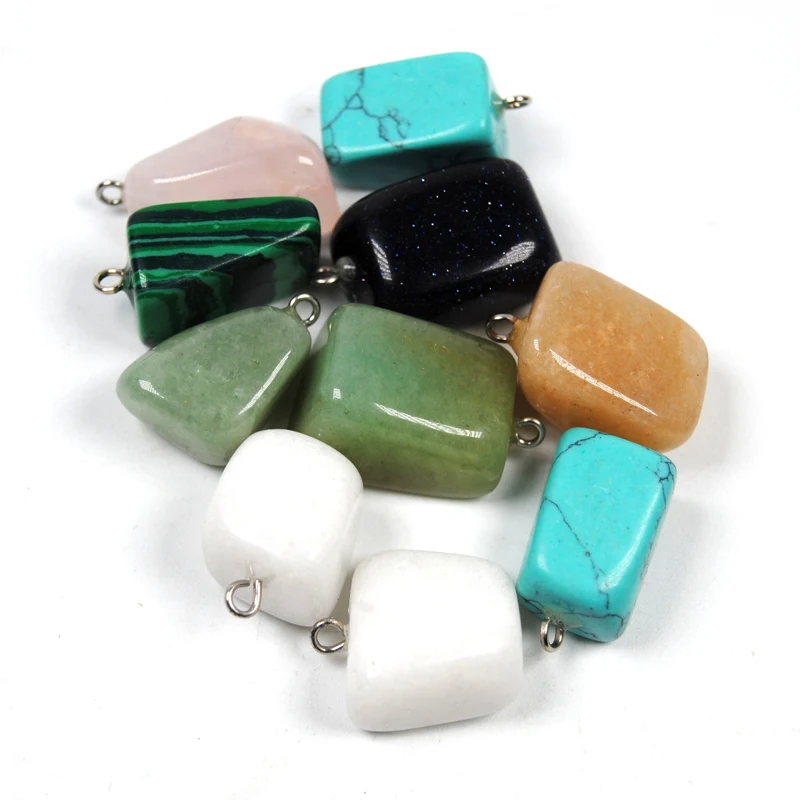 5pcs Saltwater Fresh water Ice Fishing  Accessories Mini Natural Stone Fish Sinker Beautiful Fishing Weight 2 ~ 6g