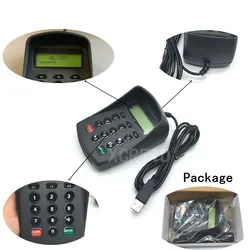 USB 15 Keys Keypad Numeric Keyboard Numpad/Digital Keyboard /Pin Pad with LCD Plug and Play for POS system Password Entry