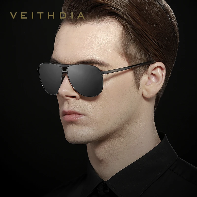 

VEITHDIA Brand Classic Men's Vintage Sunglasses Polarized UV400 Lens Eyewear Accessories Male Female Sun Glasses For Women V3028