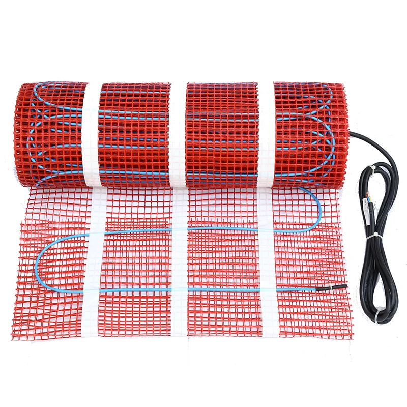 375W 2.5sqm Free Shipping Twin Conductor Warm Floor Heating Mats with Optional Thermostats for Heating In Winter