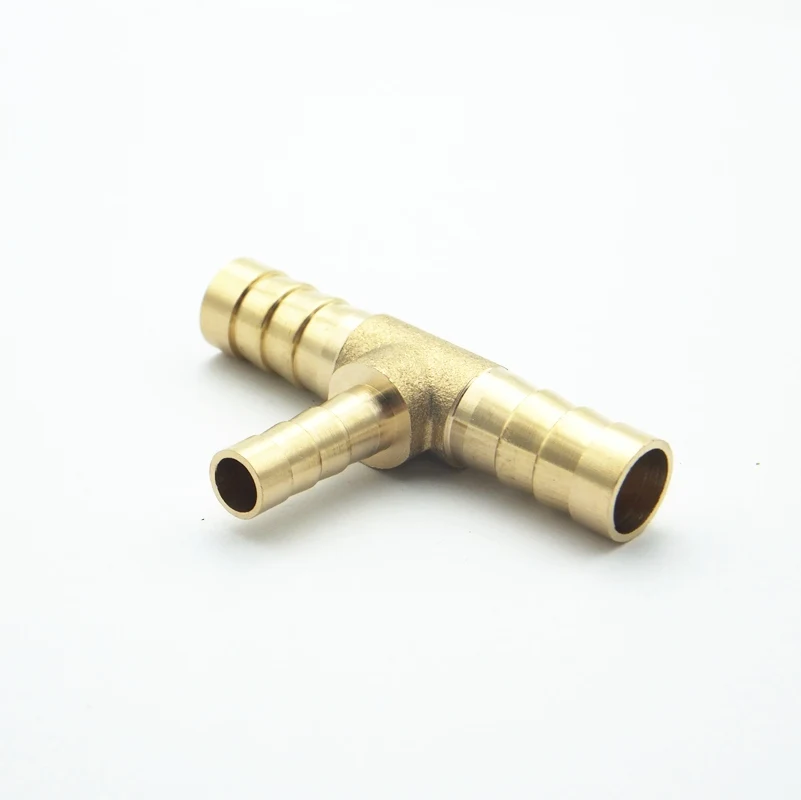 

Tee Type Reducing Hose Barb Brass Barbed Tube Pipe Fitting Reducer Coupler Connector Adapter For Fuel Gas Water