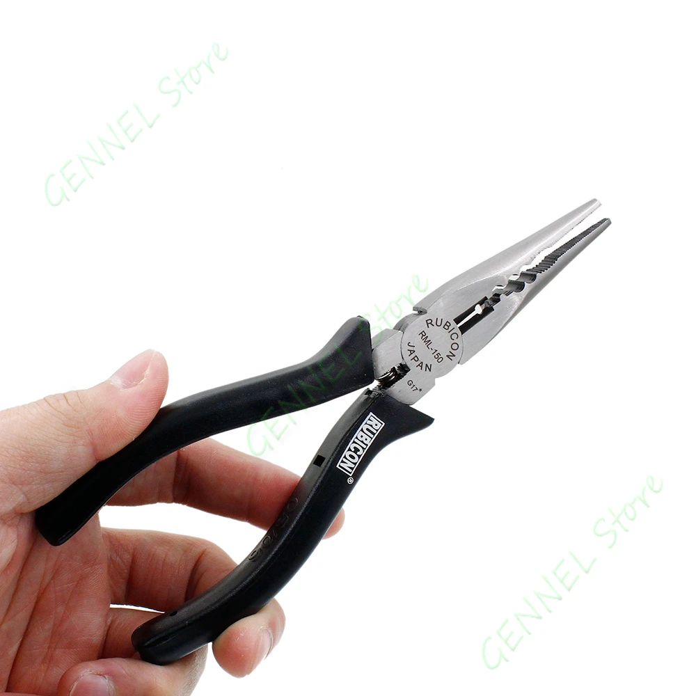 Japan Made Multifunction Long Nose Pliers Crimping Stripper Cutter Repair Tool Rubicon