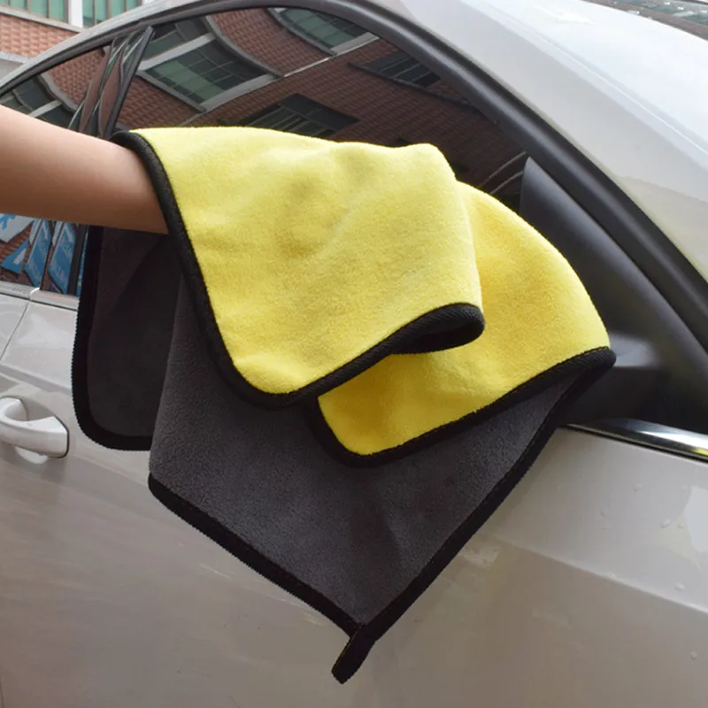 

Car Paint Care Polishing Wash Towels Plush Microfiber Washing Drying Waxing Towel Car Cleaning Cloth Detailing Car Wash Towel