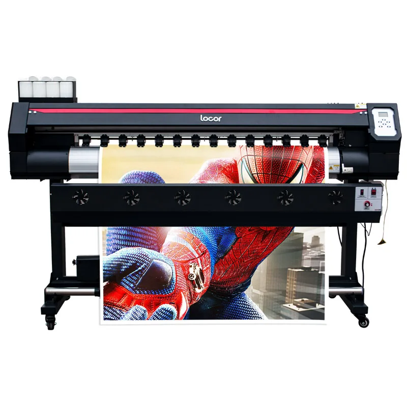 large format 1.6m XP600 eco solvent printer 1.6m digital inkjet printer banner vinyl printing machine