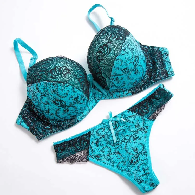 Solid cup bras 40F 40E 40DD 38E 38F 38DD 36F 36E 36DD 34F 34E women push up bra set sexy lace floral bras tops brand bh B3-