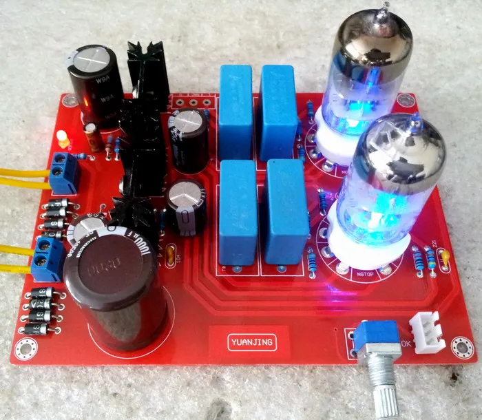 Refer to Mathis Circuit 6N3 Tube Preamplifier Board