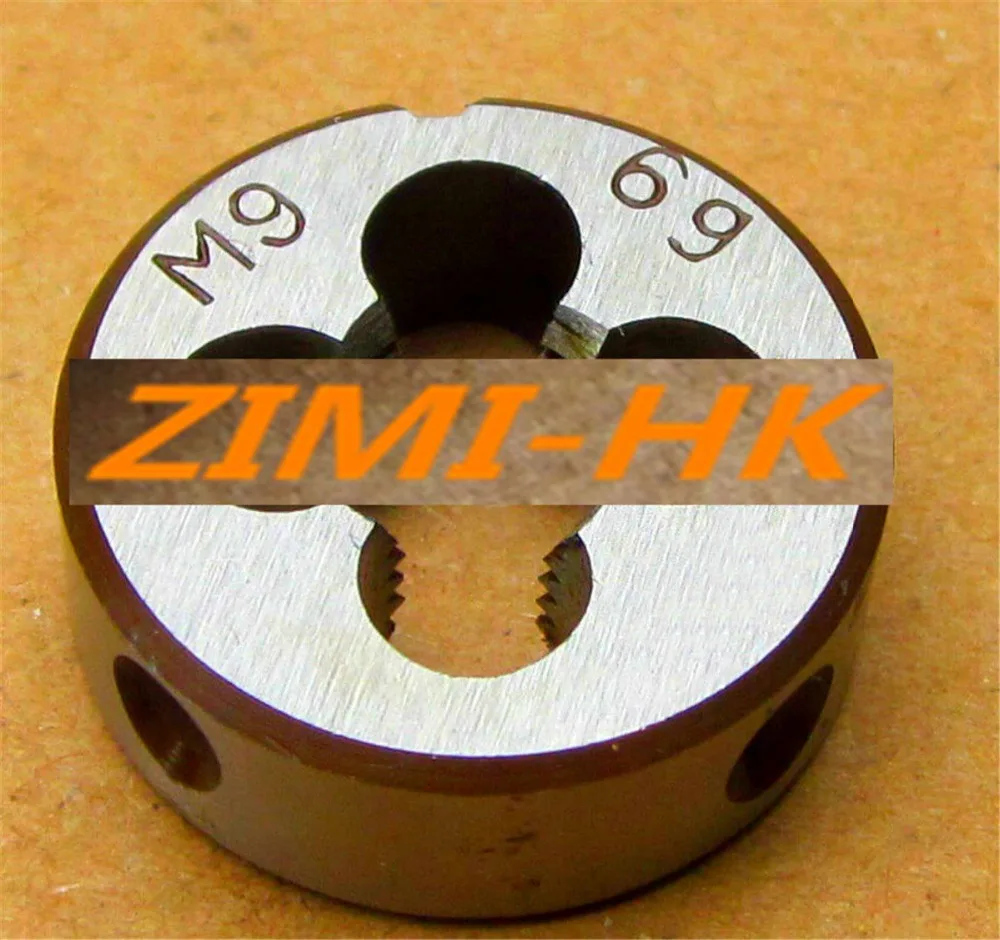 (1 قطعة) 9 مللي متر x1.25 متري اليد اليمنى يموت M9x1.25 mm الملعب (جودة عالية)