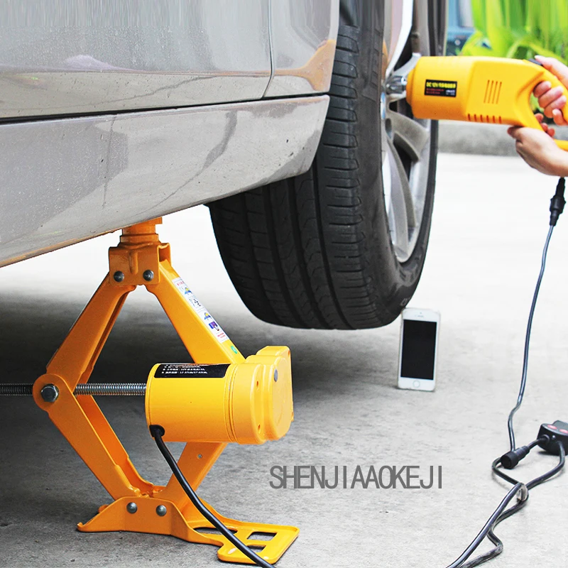 

12 В электрический автомобильный домкрат и гаечный ключ гидравлический быстрая смена артефакта портативный аппаратный ящик для инструментов 100 Вт 1 шт.