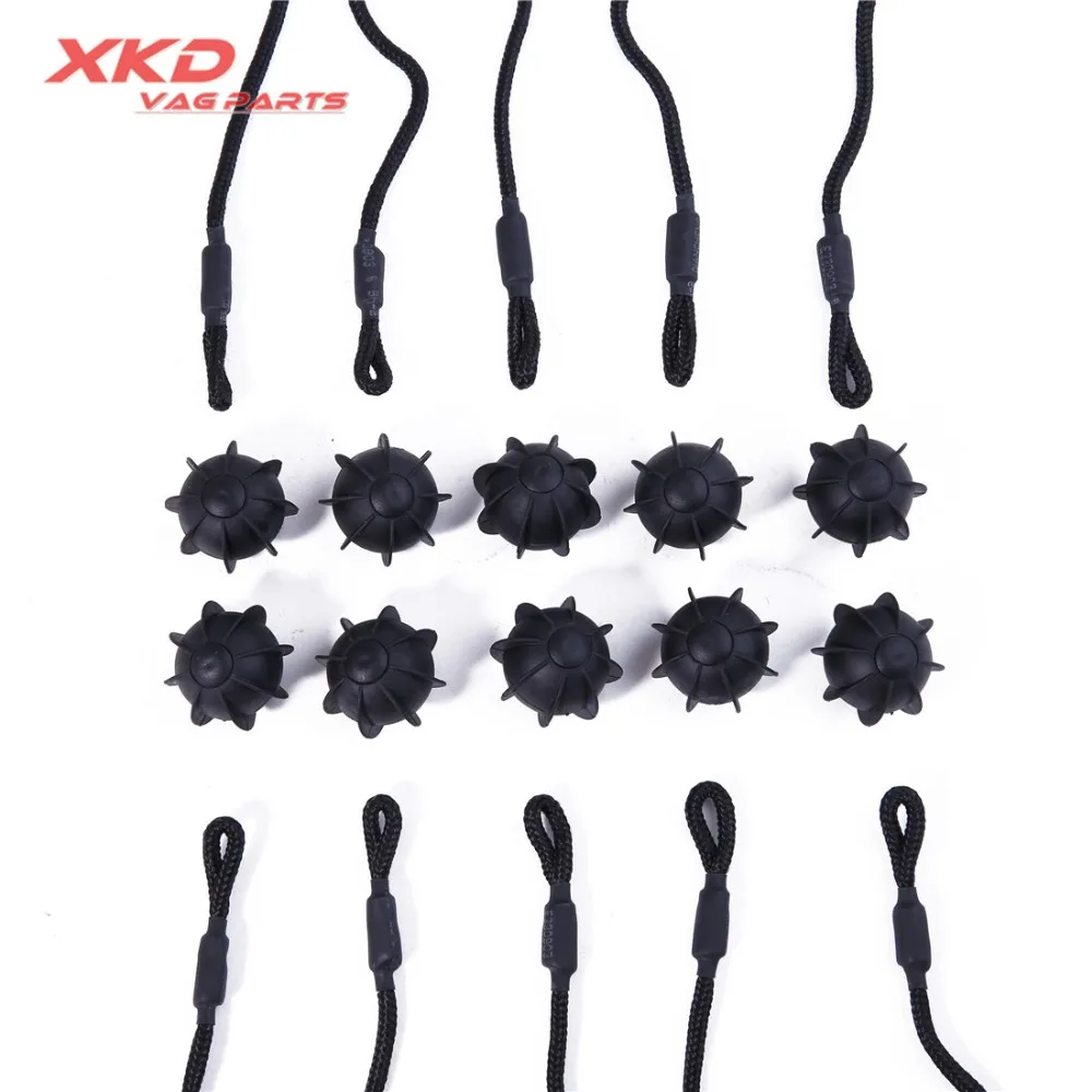 10pcs Rear Interior Holding Cover Lift String Strap For  Golf MK5/MK6/MK7 1K6 863 447 A