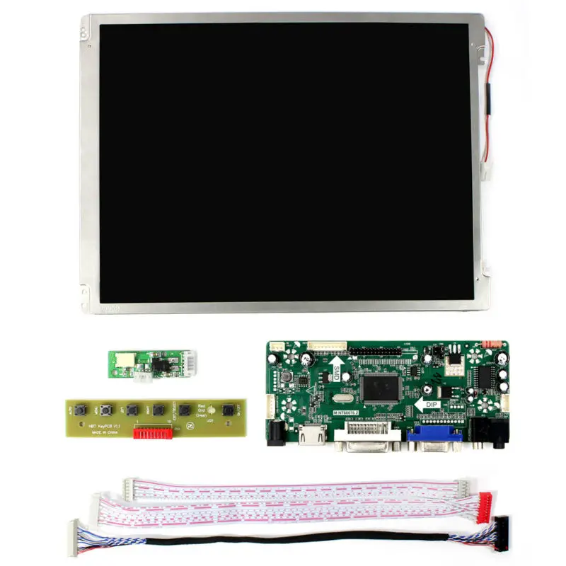 HD MI VGA DVI Audio lcd controller board NT68676 10.4inch 800x600 Led backlight lcd replace G104SN03 V1