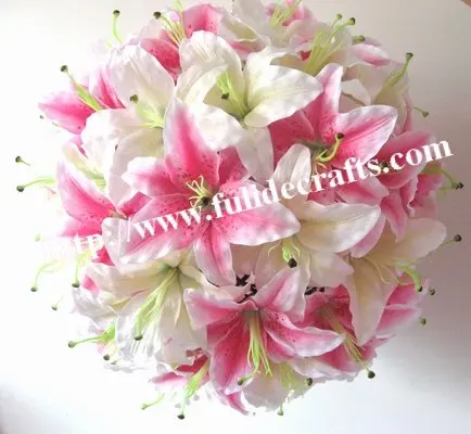 SPR Lily kissing flower ball 40cm plastic center mix color more size available-1pc Free shipping