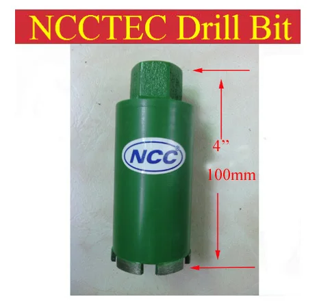 

200mm*100mm short crown diamond drilling bits | 8'' diameter 4'' length concrete wall wet core bits