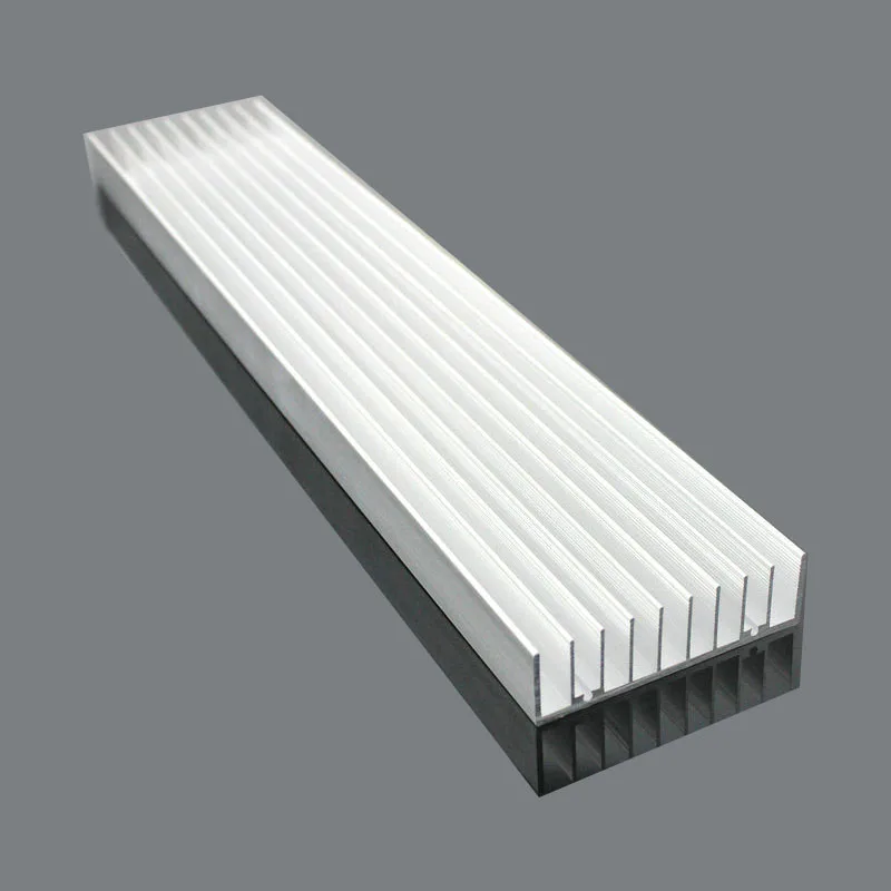1 piece 240x 76x 22.5MM Grille Shape 5 x 3W LED HeatsinkAluminum Heat Sink Radiator for IC Electronic Chipset heat dissipation