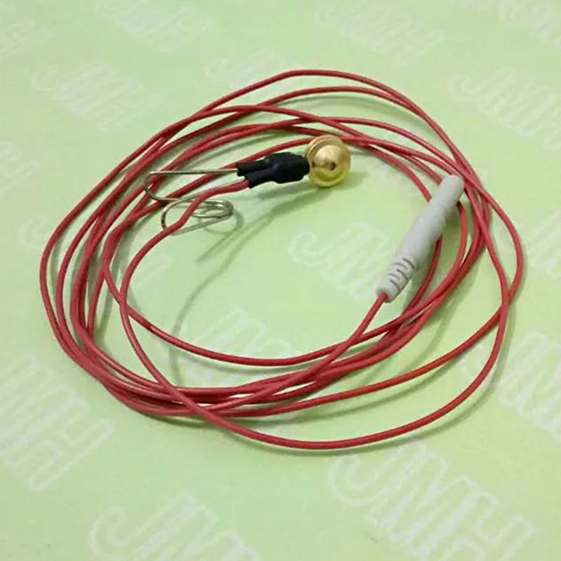 2pcs High quality Din 1.5mm Ear clip electrode sleep brain EEG cable