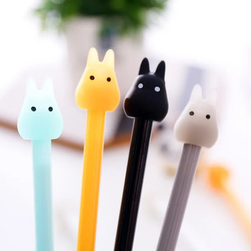 2pc Creative Chinchilla Gel Pen Kawaii Black Signature Pen Accessories Office School Supplies Korea Stationery