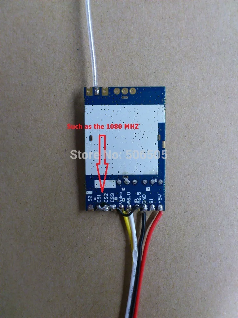 3.3-5V 8CH 1.2Ghz wireless  audio and video receiver module