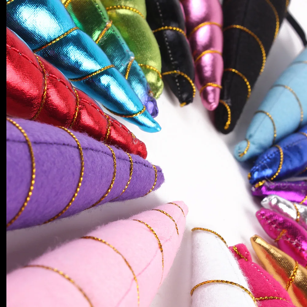 Fashion Kids Girls Unicorn Horns Headband Birthday Party Hairband Costume Headdress Children Hair Accessories