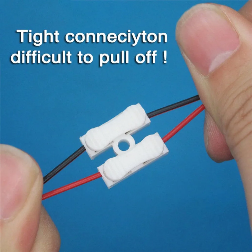 10PCS/Lot Motorcycle Car Boat Electrical CH2 2Pin Quick Splice Wire Connectors Terminal Electrical Cable Terminals