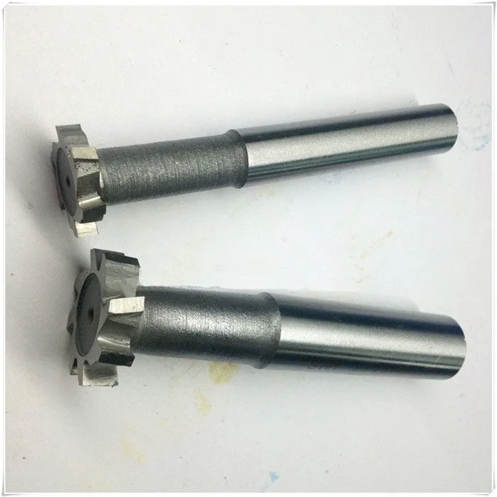 1PCS 25*3*4*5*6*8*10*12 high speed steel Straight shank T groove milling cutter T type Straight shank milling cutter
