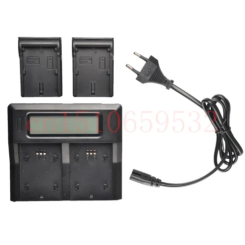 LP-E6 LP E6 LPE6 LC-E6 Camera Battery Rapid Dual Charger with EU coded for DSLR EF 60D 5D3 7D 6D 70D 5D Mark II III SLR