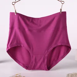 VU087 Plus Größe 6XL 7XL Hohe Taille Frauen Unterwäsche Bambus Faser Komfortable Weibliche Slips Höschen Solide Culotte Femme