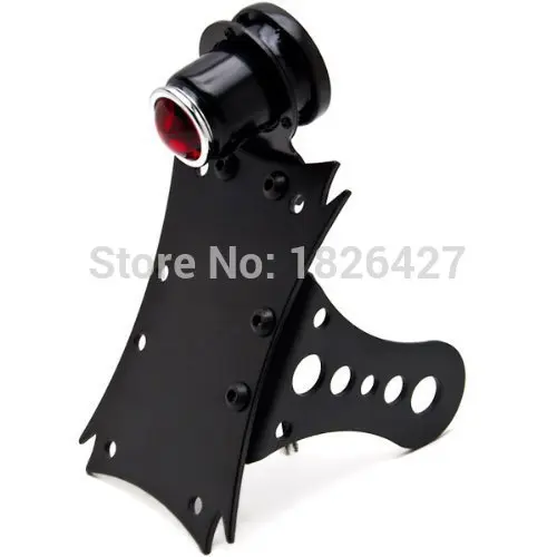 Motorcycle Mount Tail Light Brake License Plate Bracket Taillight For Harley Cruiser Bobber Chopper Street Standard Dirt Bike