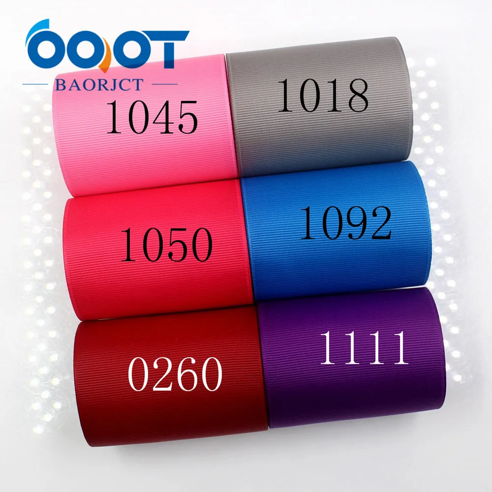 OOOT BAORJCT J-181008,75 мм, 10 ярдов, однотонные ленты, термотрансферные, с принтом, grosgrain, свадебные аксессуары, Материалы для творчества