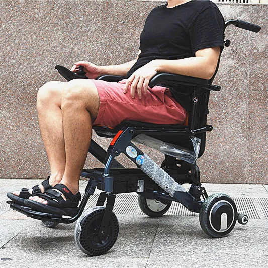 Cheapest Ultralight Folding Handicapped Portable Electric Wheelchair For Disable,Elderly