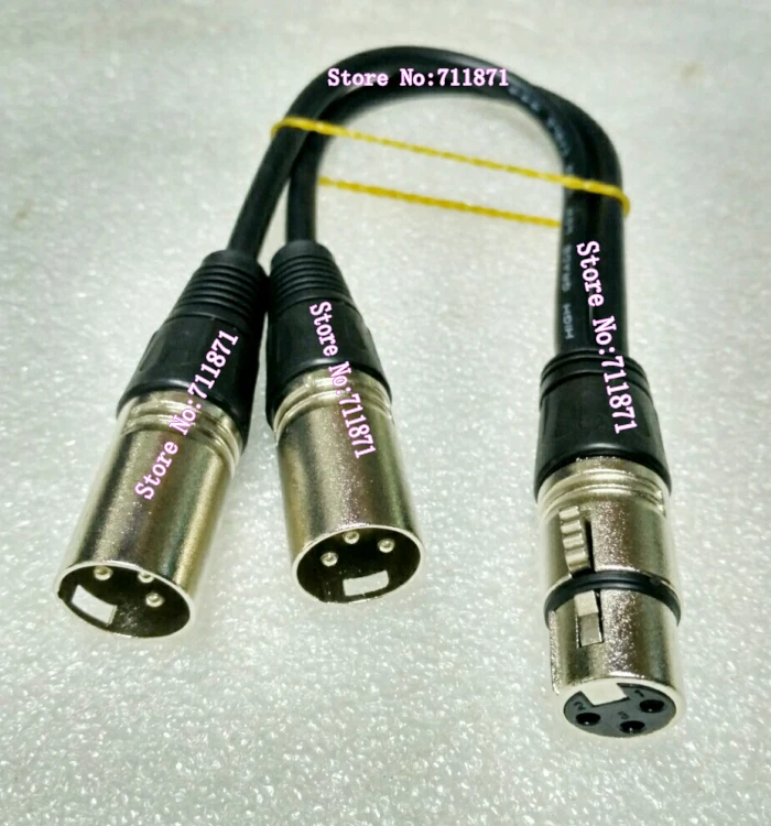 Male Female XLR Audio cable 3P Female Double Male Canon Audio Line Three-core two Male to Female Canon Caron XLR Cable Line cord