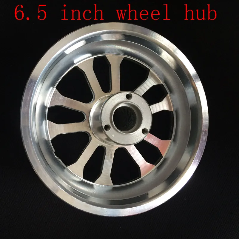 6.5 inch rim Front/rear Wheel Rim 90/65-6.5 Tubeless Aluminium Front  Hub fit Scooter with  Axle  Parts