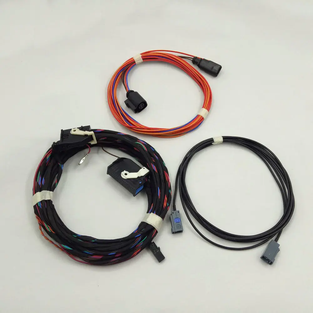 

Original For Emblem Flip Rear View Reversing Camera Connect wiring harness Apply to Golf 6 MK6 Passat B7 CC 35D 827 469