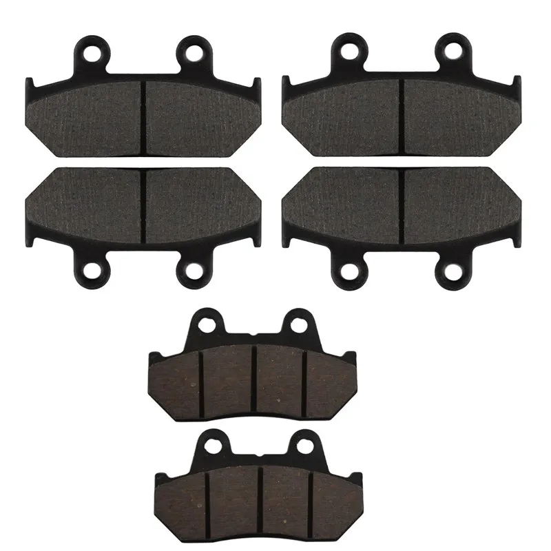 AHL Motorcycle Front and Rear Brake Pads for HONDA CBR750FH CBR750 FH Superaero RC27 1987  Black Brake Disc Pad Set