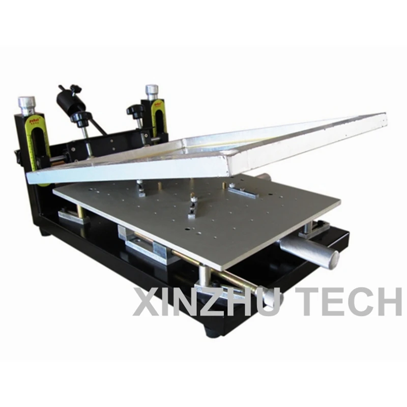 New Arrival Original PUHUI LED Screen Printer Machine 370x470mm Size High Precision Printer Manual Stencil Printer Tools