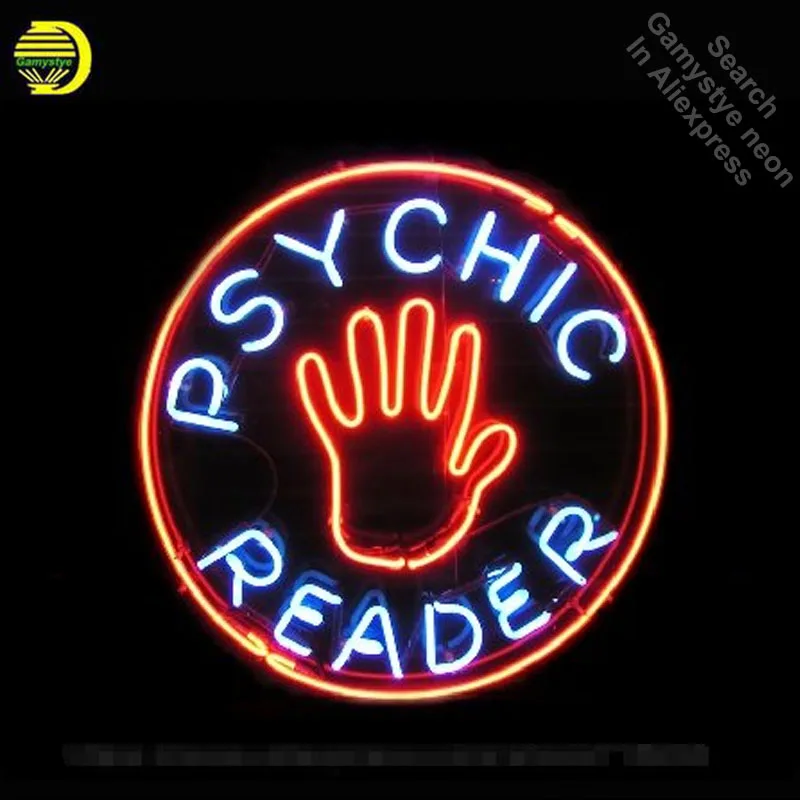 Psychic Reader Neon Sign neon bulb Sign Real Glass Tube neon lights Recreation club Pub Iconic Sign Advertise personalized