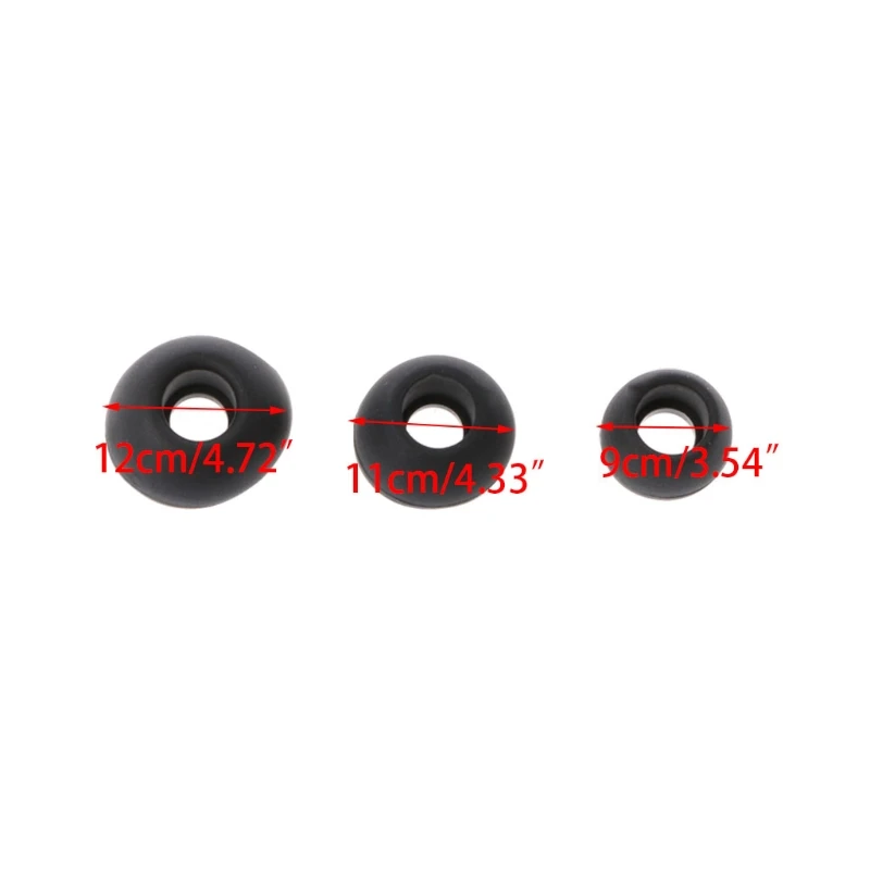 12 คู่ (S/M/L) ซิลิโคนหูฟัง Eartips เปลี่ยนแผ่นรองหูฟังสำหรับหูฟังหูฟัง