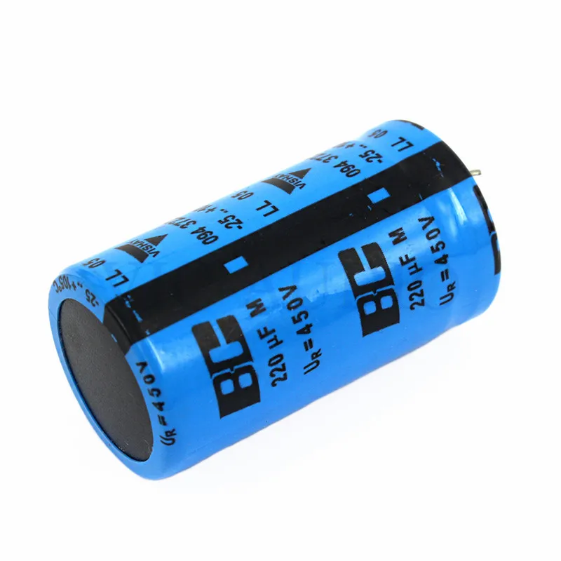 DIY 앰프 액세서리 HIFI 커패시터 VISHAY BC 450V 220UF 커패시턴스 Amps 전해 커패시터 필터 1PC 무료 배송