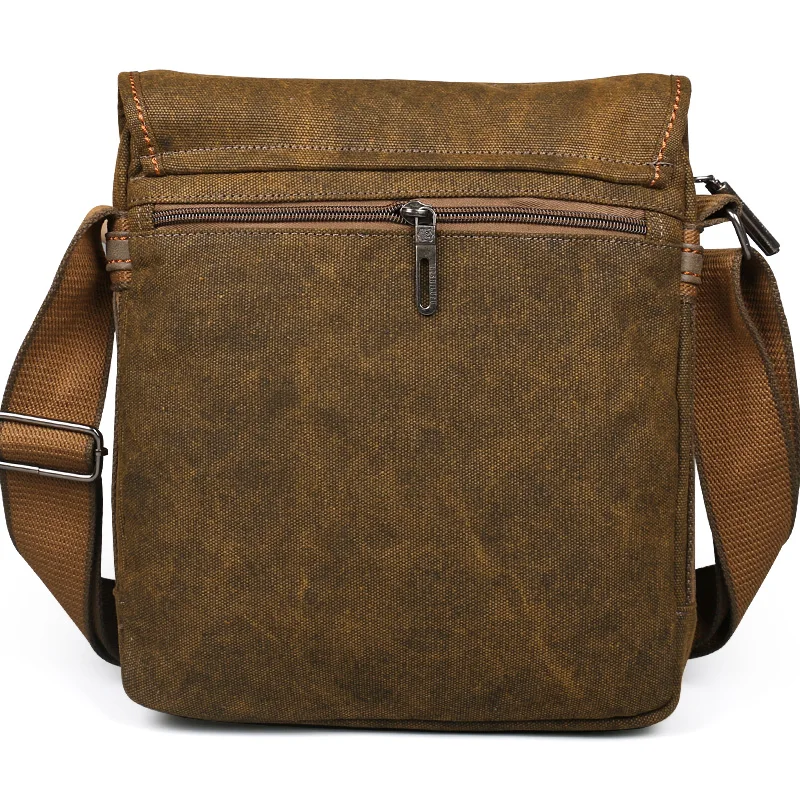 2022 Ruil Men Canvas Bag New Multifunction Crossbody Vintage Handbags Travel Shoulder Messenger Bags Leisure Package